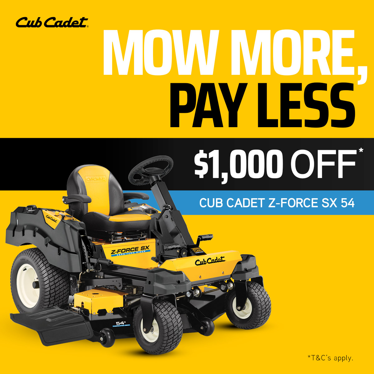 Cub cadet discount zero turn accessories